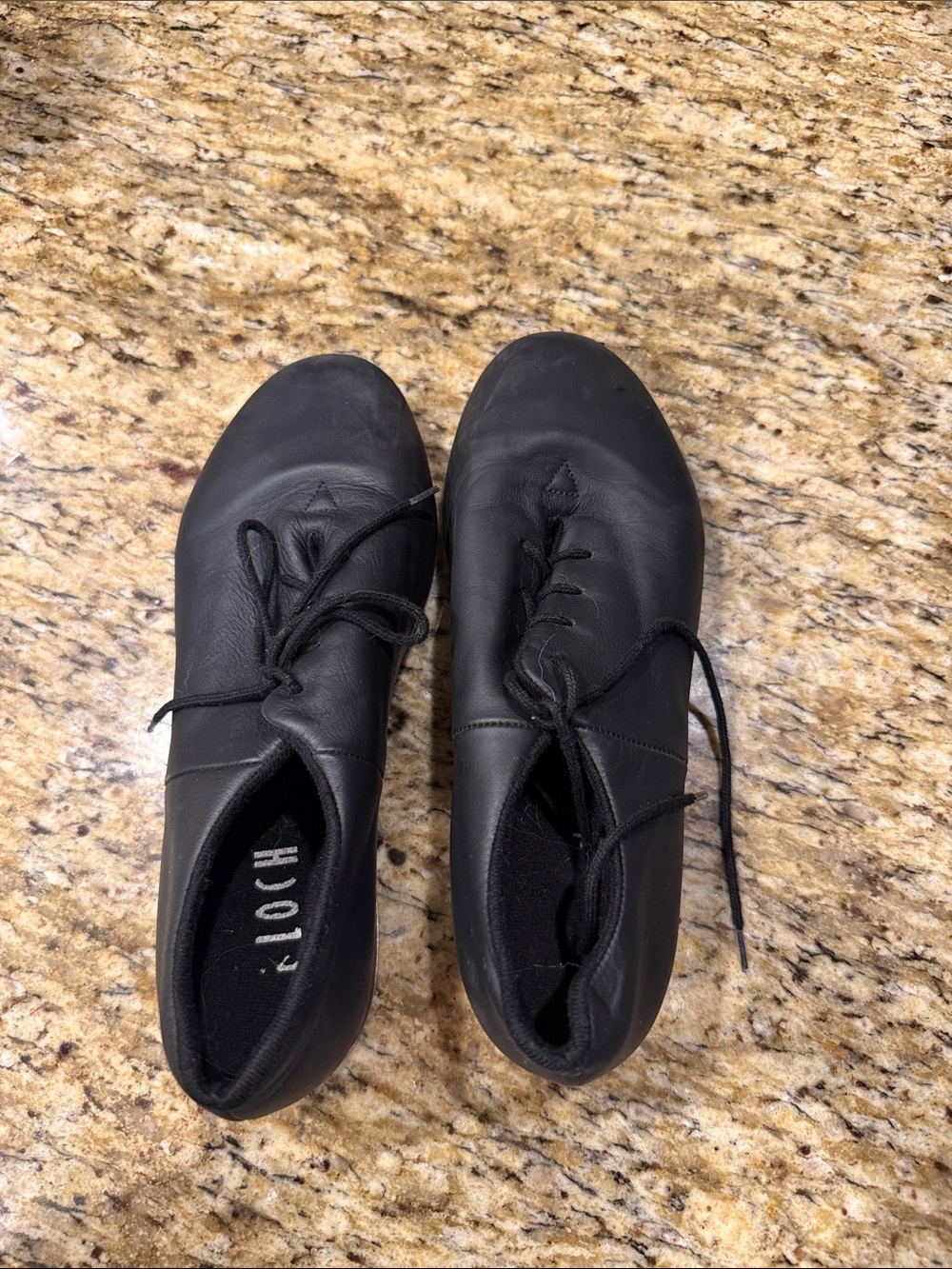 Bloch Black Tap Shoes with Silver Toecaps